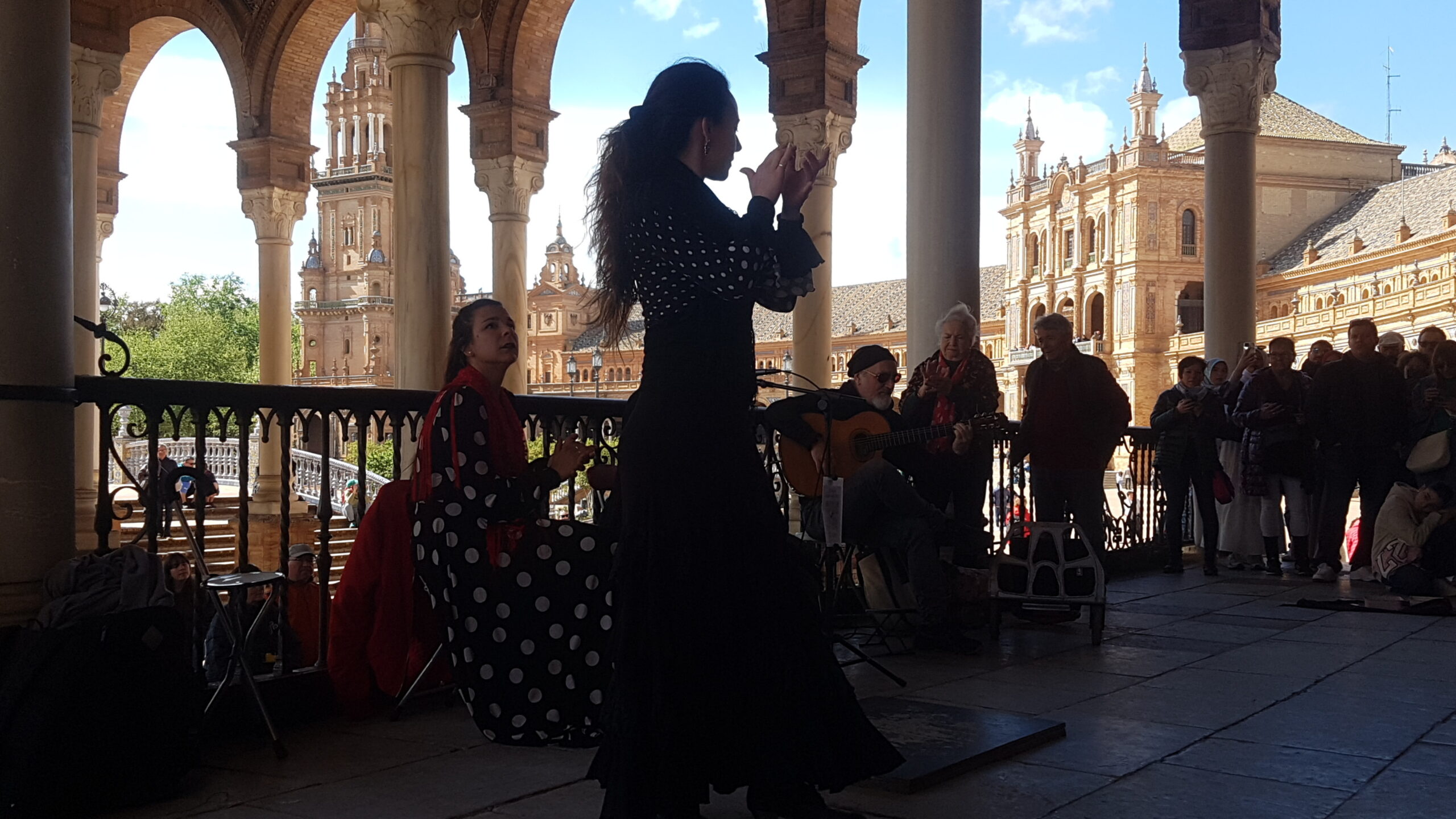 Flamenco en plaza de España